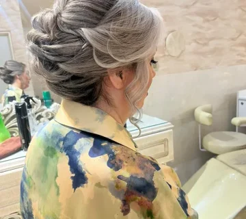 آموزش شینیون مو