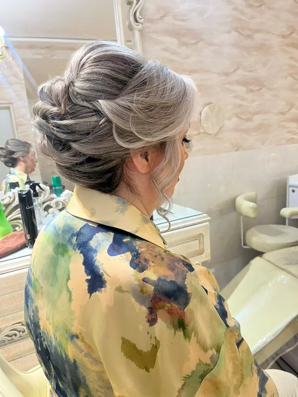 آموزش شینیون مو